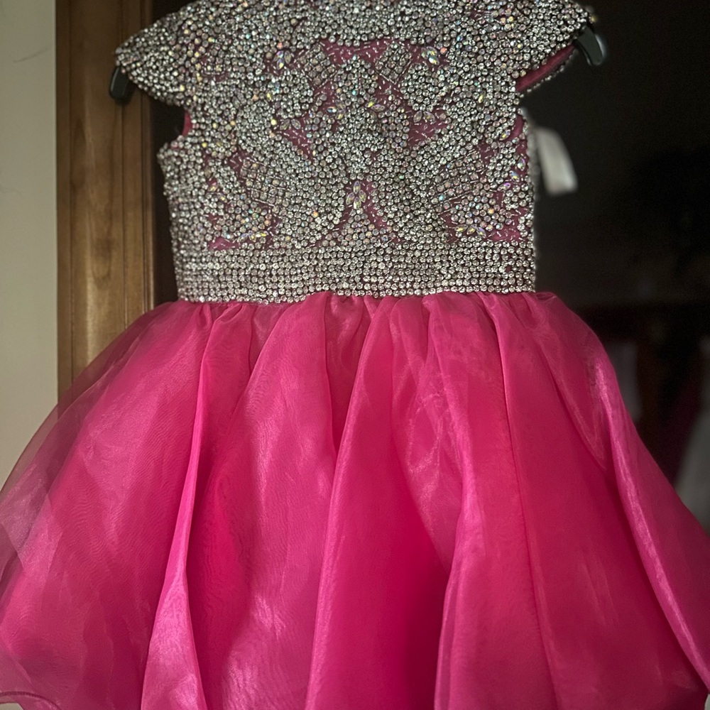 Elegant Pink Kids Formal Dress